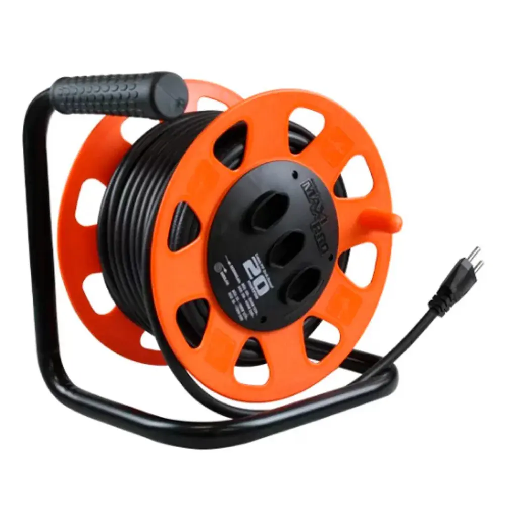Extensão elétrica cabo pp 2X2,50MM 20M laranja Daneva