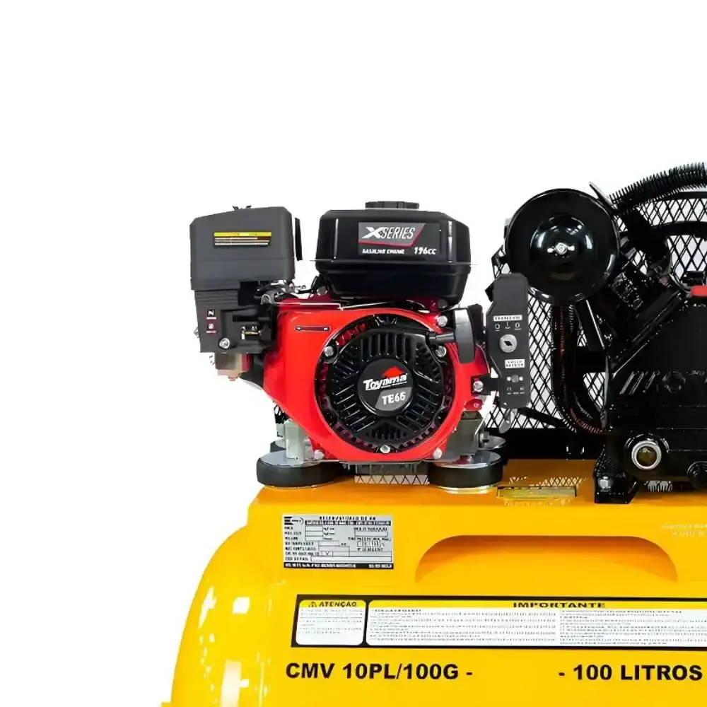 Compressor a gasolina 7HP 10 pés 100 litros MotoMil — fotografia 4
