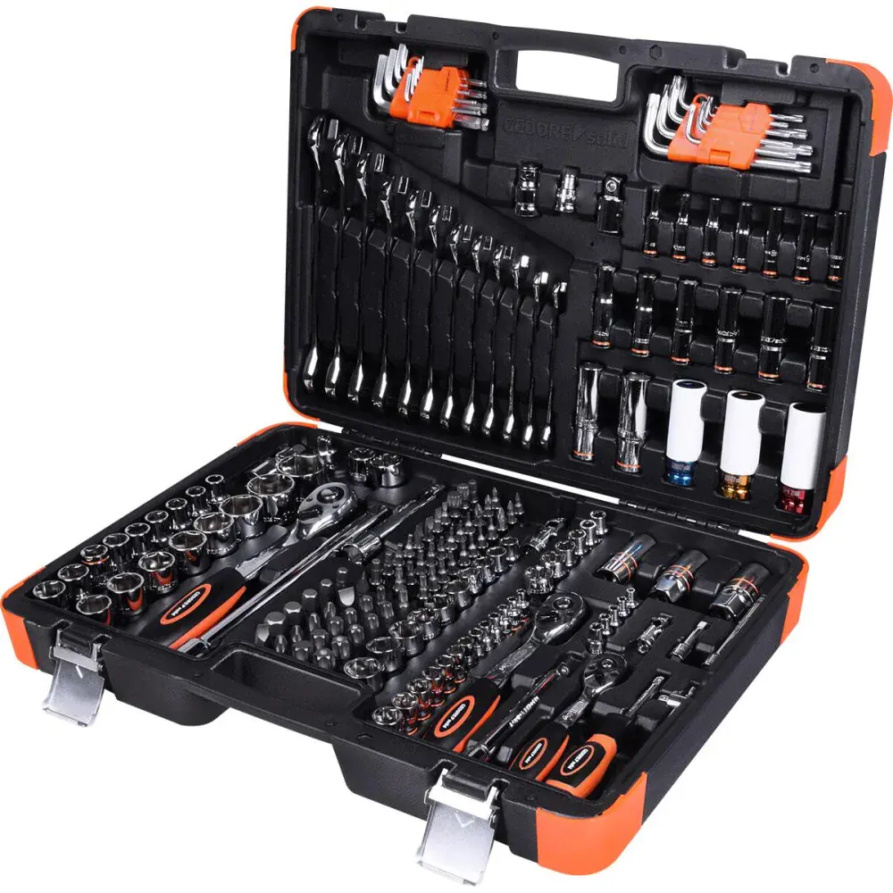 Jogo de soquetes e bits master 5000R 178 peças Robust