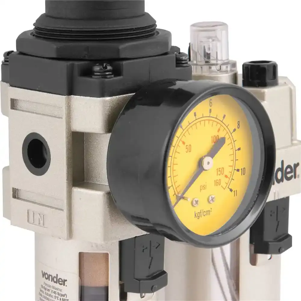 Regulador e lubrificador 1/4 POL RL 140 Vonder — fotografia 6