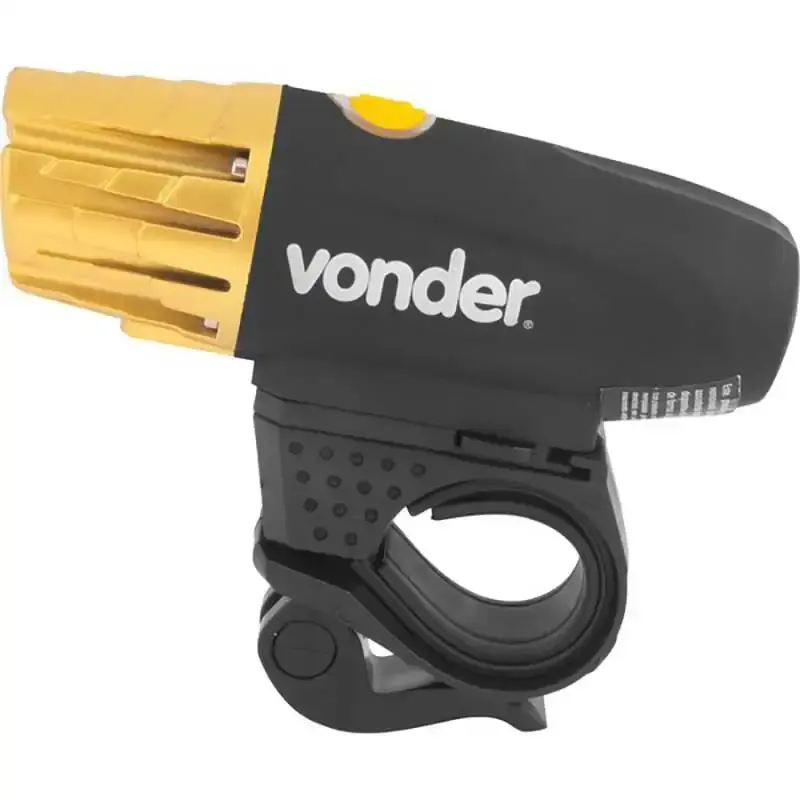 Lanterna LED recarregável para bike frontal Vonder — fotografia 2
