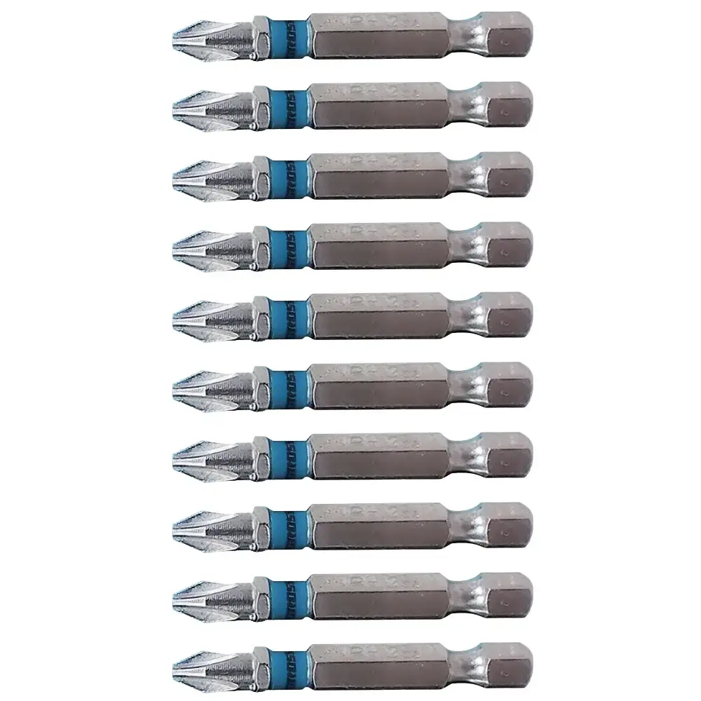 Bits Phillips 1/4 POL 70 mm PH2 com 10 Peças GROSS
