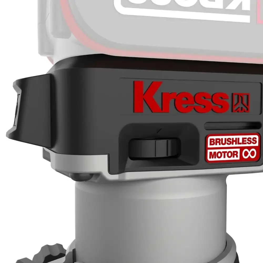Tupia 6MM para laminado brushless 20V sem bateria e carregador Kress — fotografia 4