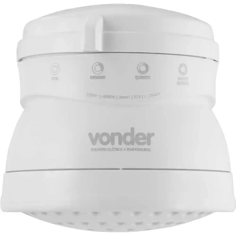 Ducha com 4 temperaturas 6800W 220V branca Vonder