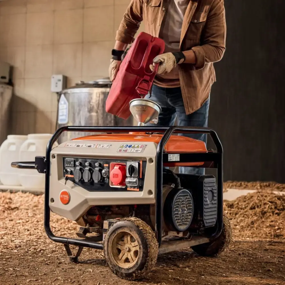 Gerador a gasolina 10 KVA 220V e 9,13 KVA 127V 4 tempos GR 80 Stihl — fotografia 8