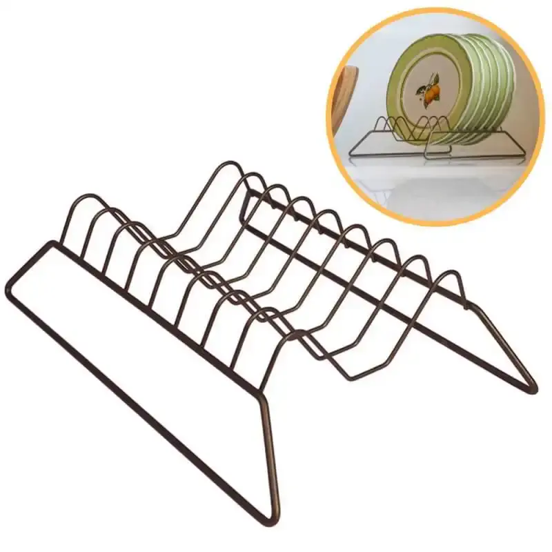 Organizador porta pratos vertical viena em aço lavanda 990646 BEL BEL FIX — fotografia de referência