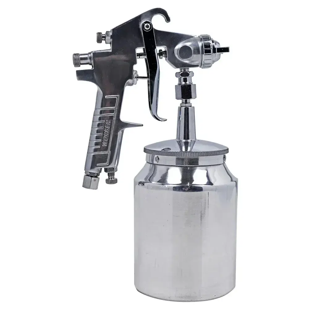 Pistola de pintura alta produção 1 litro 2,0 mm Worker — fotografia 7