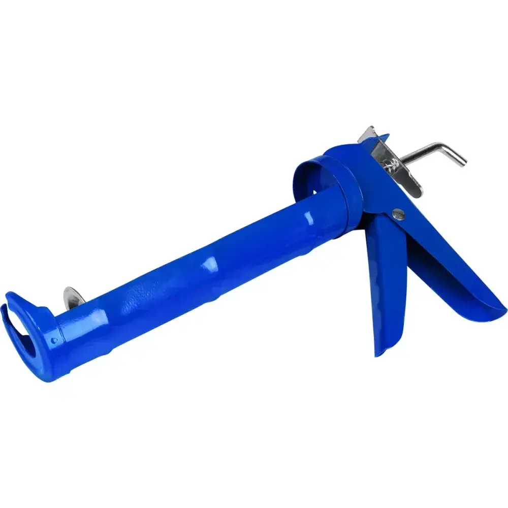 Pistola aplicadora de silicone azul metálica 9 Kala — fotografia 8