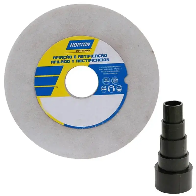 Rebolo Branco 6 x 1 x 1.1/4 POL AA 60 66243464697 NORTON — fotografia de referência