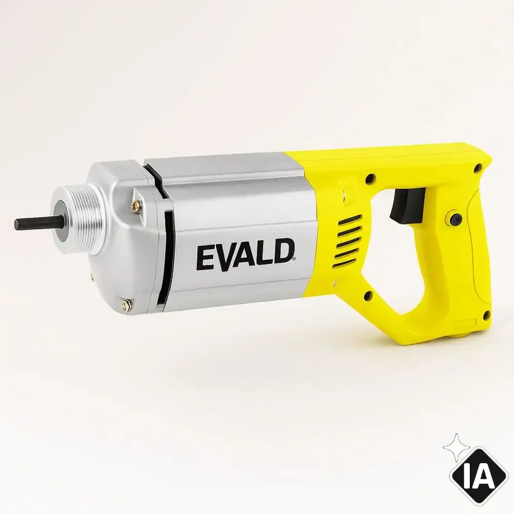 Vibrador de concreto 1000W portátil EVC-1000 com mangote 35MM 1,5M EMVC-1.5M Evald 220 V — fotografia 2