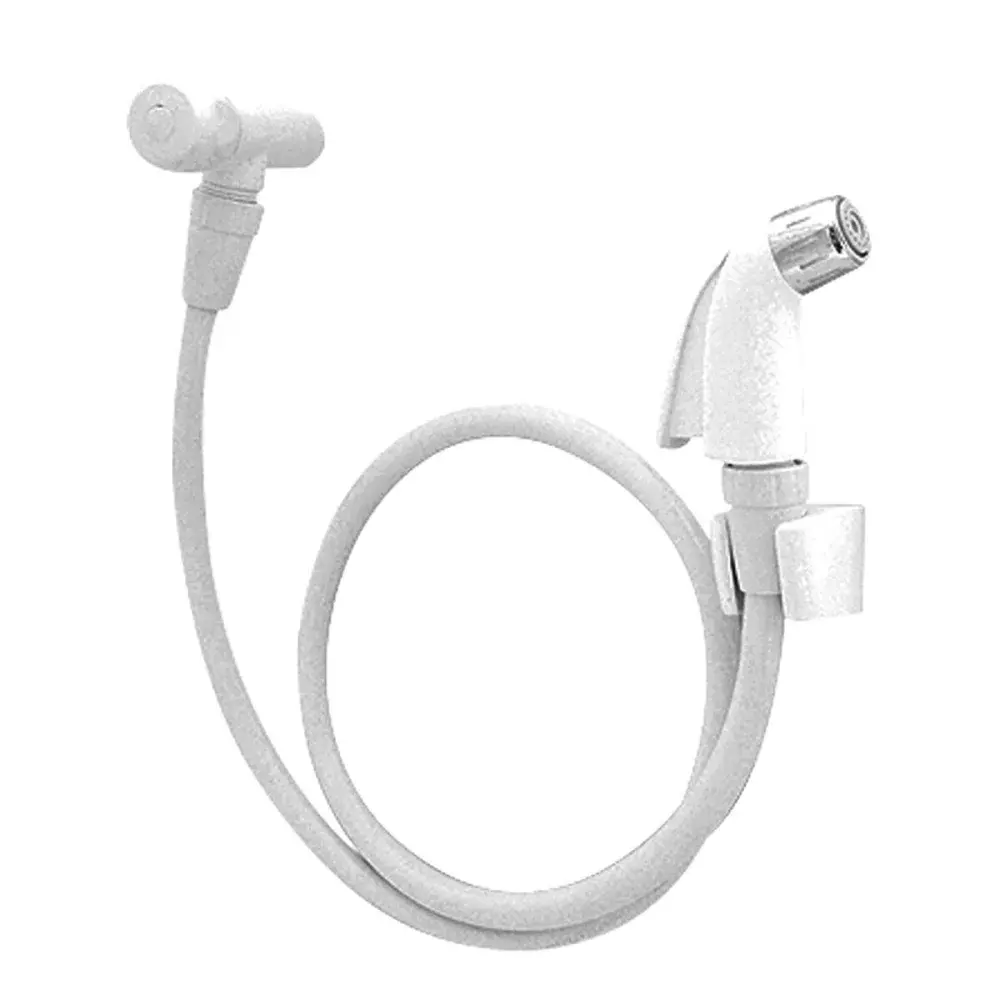 Ducha higiênica branca registro engate pvc Higiban