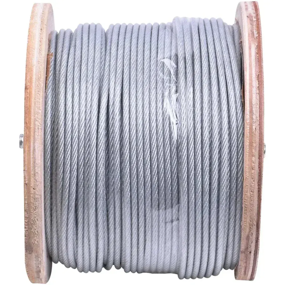 Cabo de aço 6X7 1/8” pvc 100M 3,20MM worker Acerosid — fotografia 6