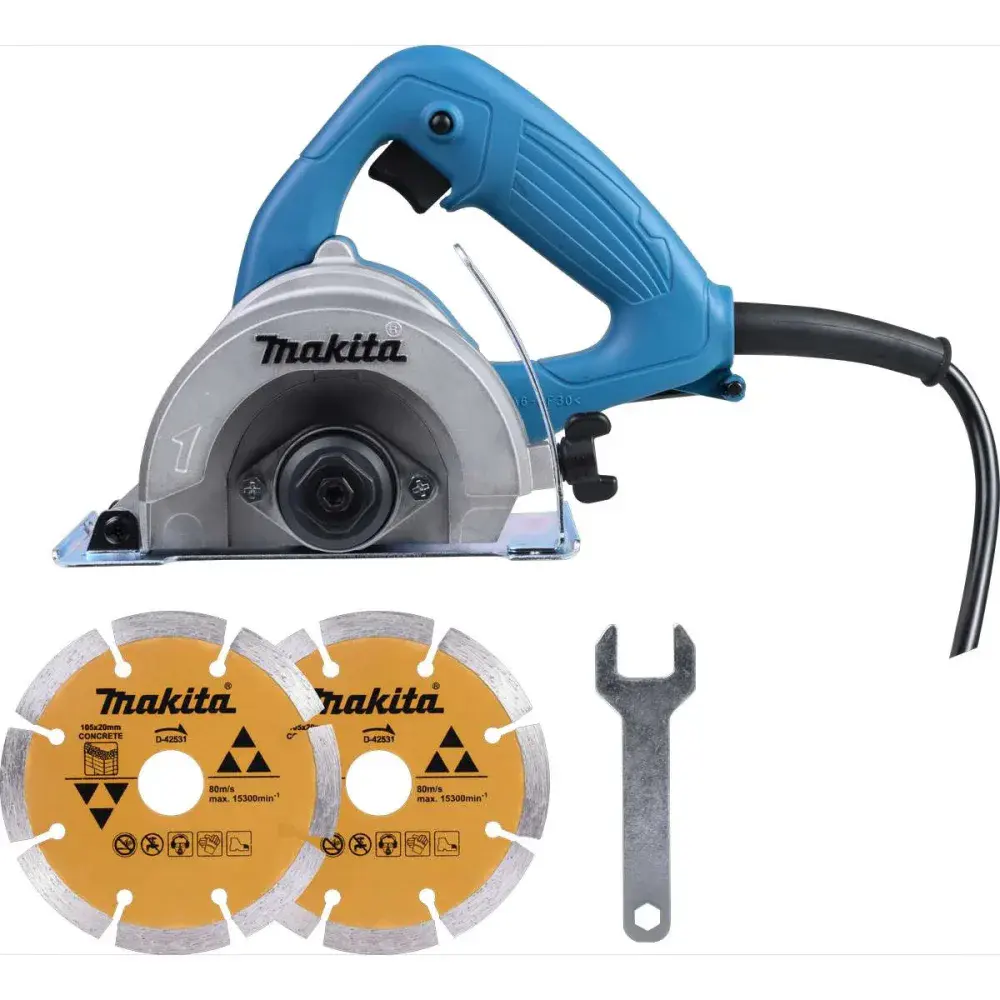Serra mármore elétrica 4100NH3ZX2 2 discos 110MM Makita — fotografia 7