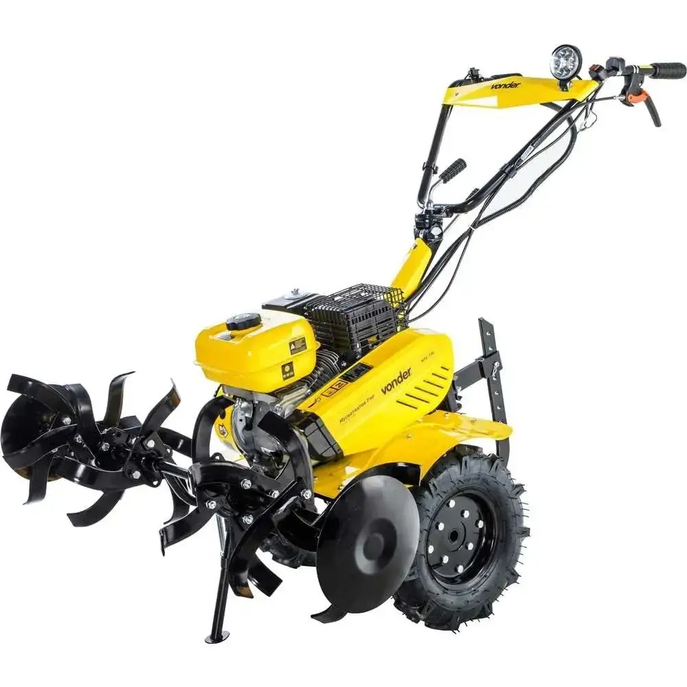 Motocultivador a gasolina 7HP 212CC com rodas e enxadas Vonder