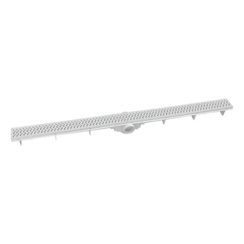 Ralo linear 90CM com grelha branca Amanco