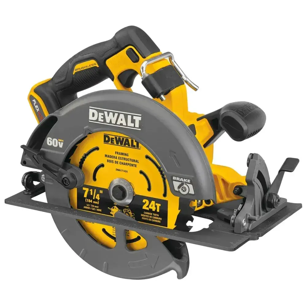 Serra circular max brushless flexvolt 7-1/4” 60V Dewalt — fotografia 4