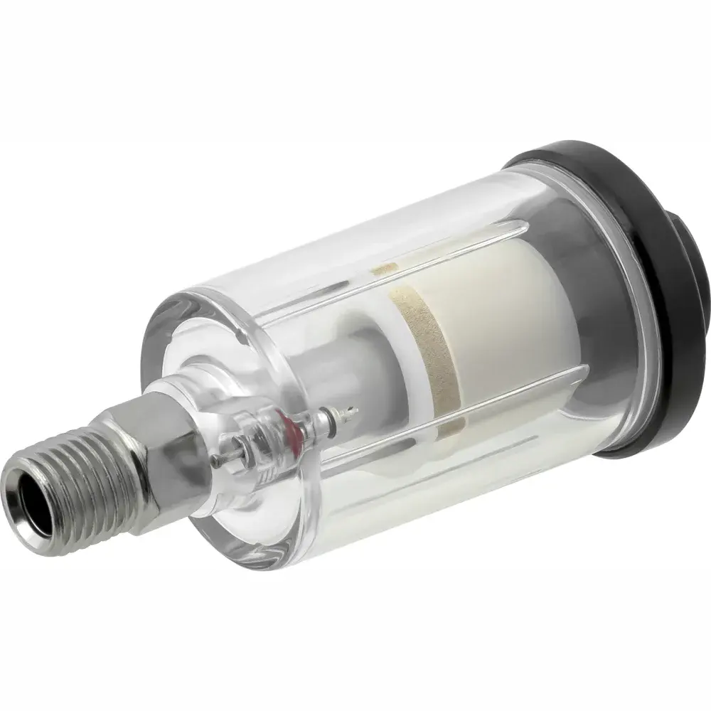 Filtro de ar 1/4" npt em alumínio para compressor Worker — fotografia 3