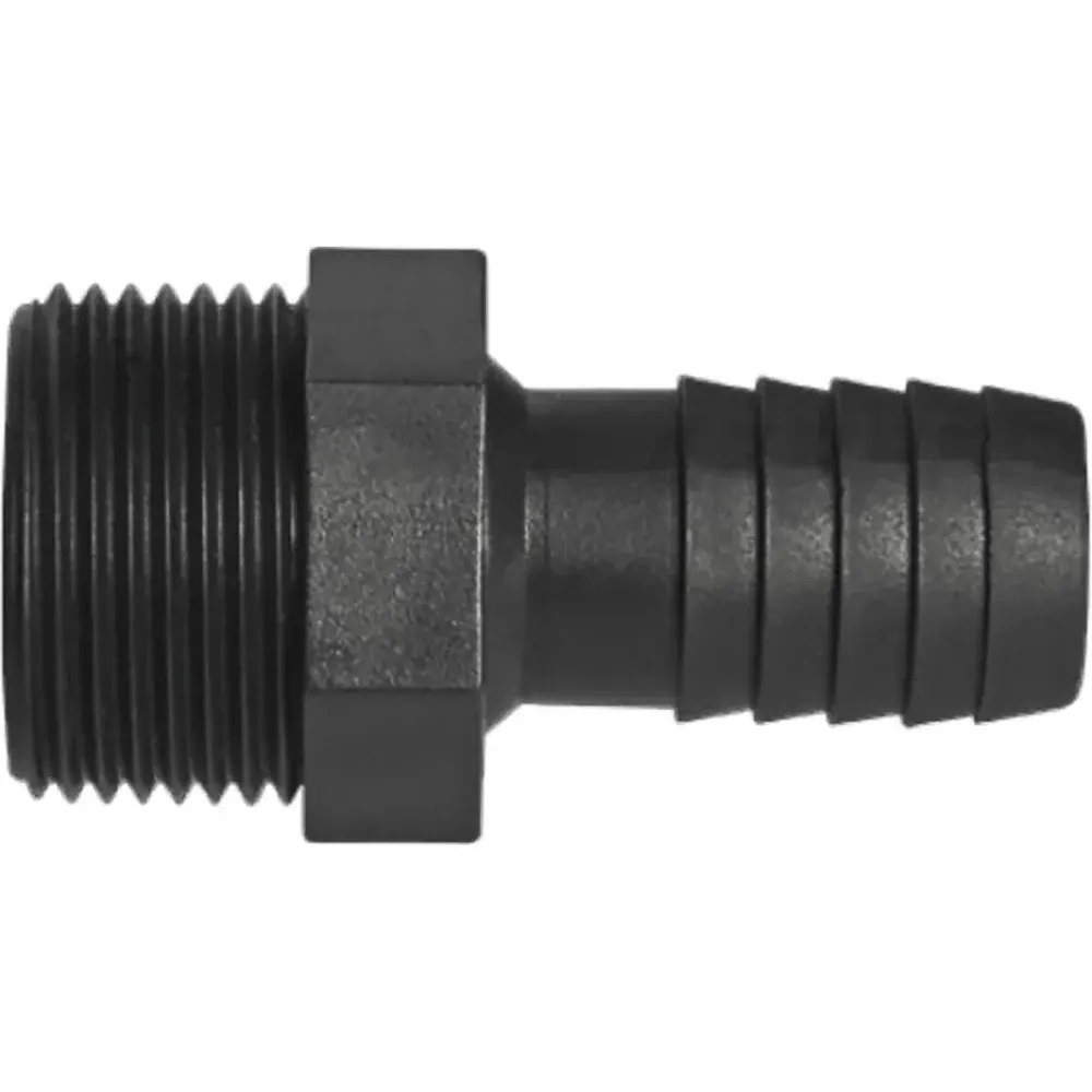 Conexão de mangueira adaptador de redução 1/2”/8” preto Liege — fotografia de referência