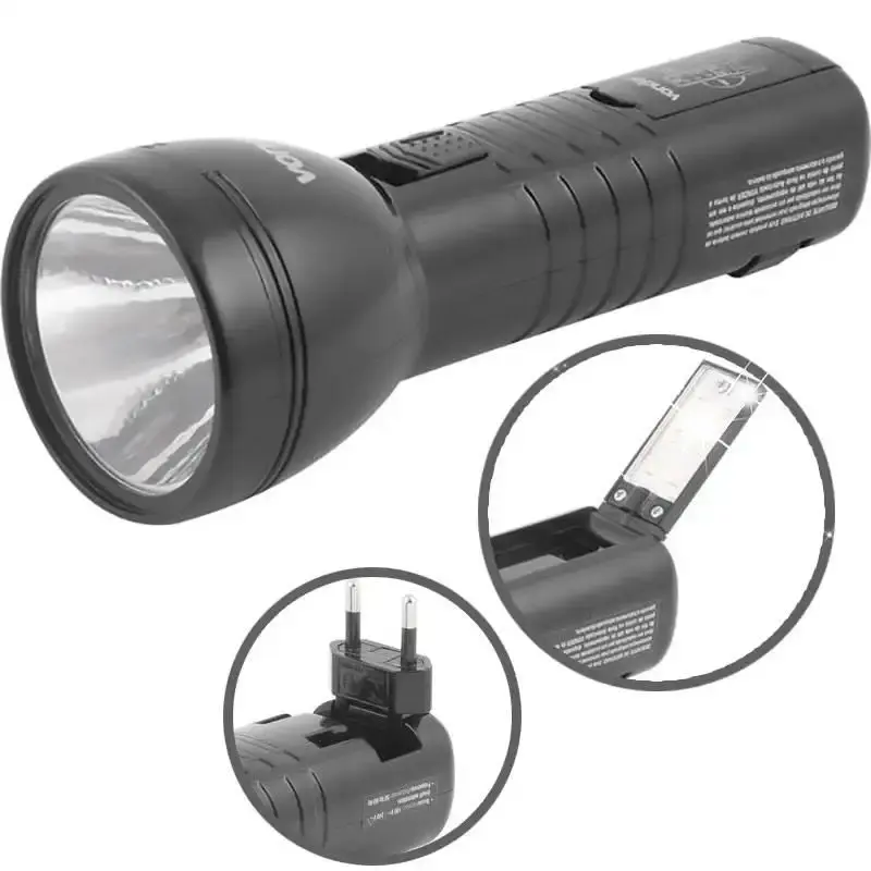 Lanterna recarregável LED com 6 leds luminária bivolt LRV 180 Vonder