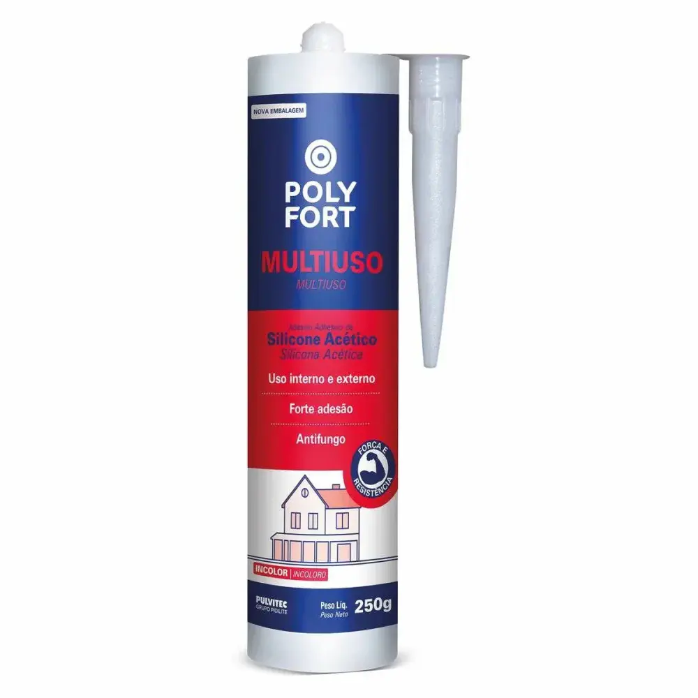 Silicone acetico constr incolor 250G Pulvitec