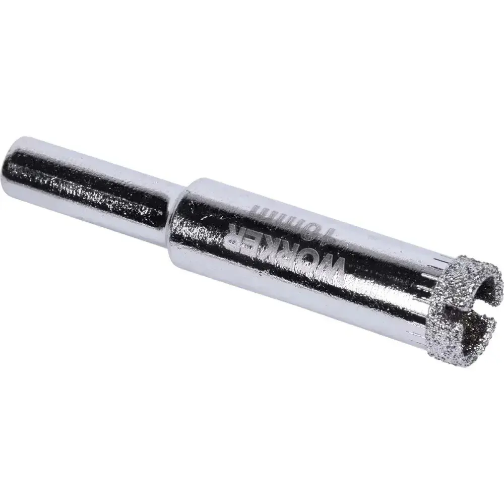Kit de serras copo diamantada para vidro 5 peç 4MM-10MM Worker — fotografia 8