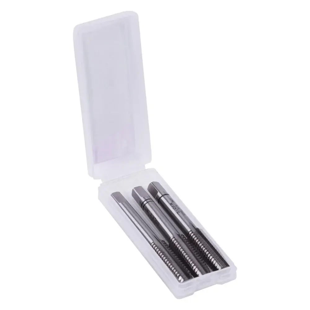 Jogo macho manual DIN351 unc 3/8"X16" 3 peças Worker — fotografia 5