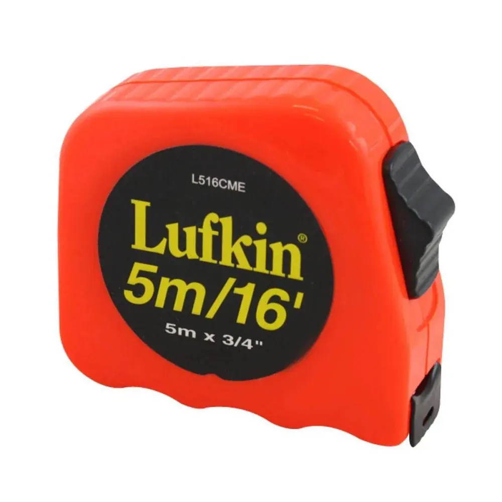 Trena curta com fita de aço L516CME 3/4 5M Lufkin