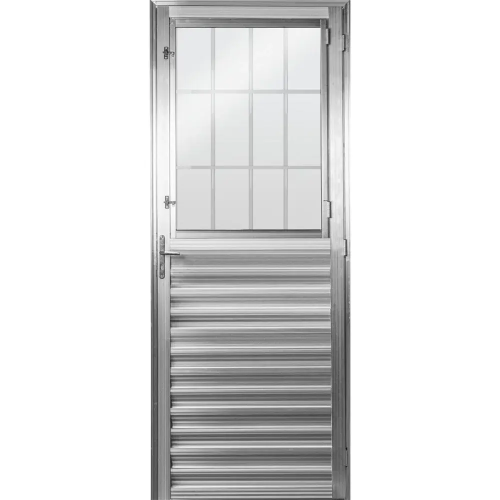 Porta postigo spp em alumínio vl direita 210X80CM Aluvid — fotografia de referência