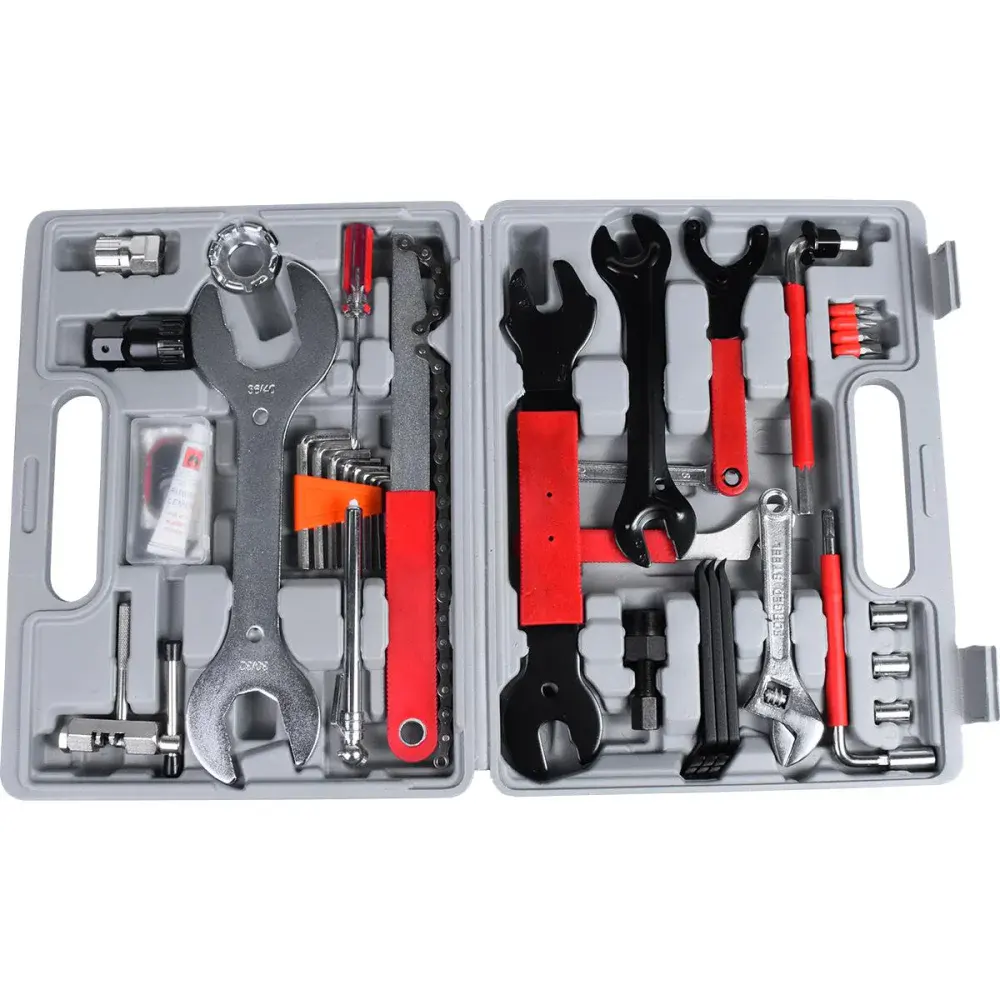 Kit de ferramentas para bicicleta com 46 peç Bumafer — fotografia 4