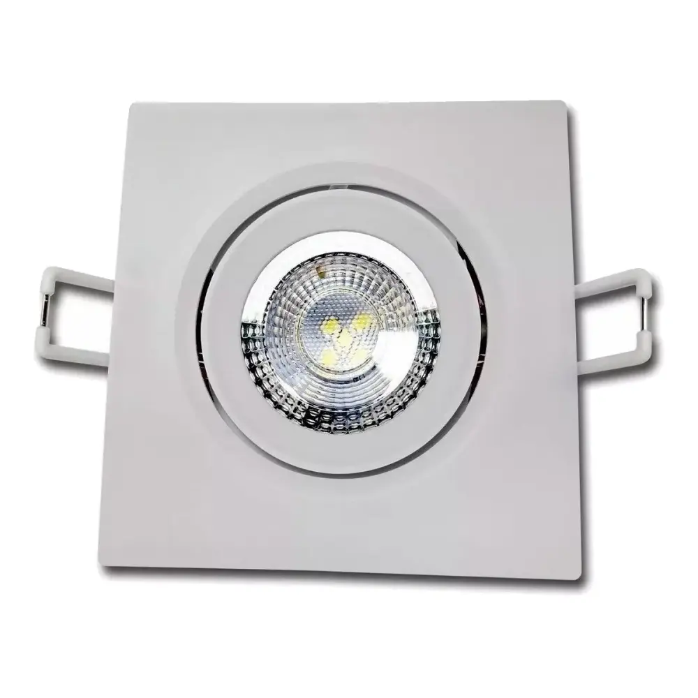 Kit spot led embutir supimpa 5W quadrado bivolt branca Avant — fotografia 3