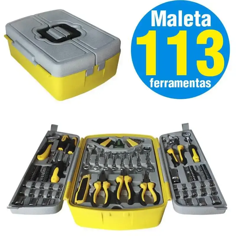 Maleta de ferramentas com 113 peças de alta qualidade EDA / Evald — fotografia de referência