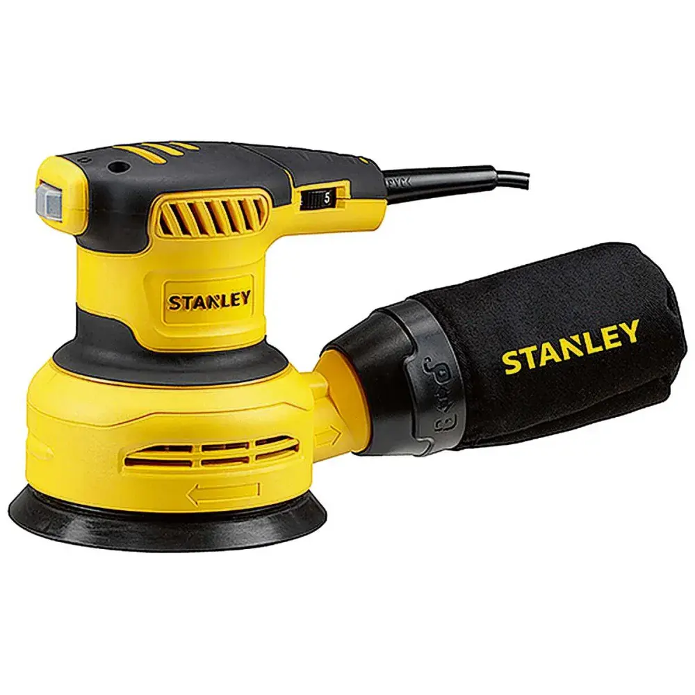 Lixadeira roto orbital 5” 300W 12.000OPM 127V Stanley — fotografia de referência