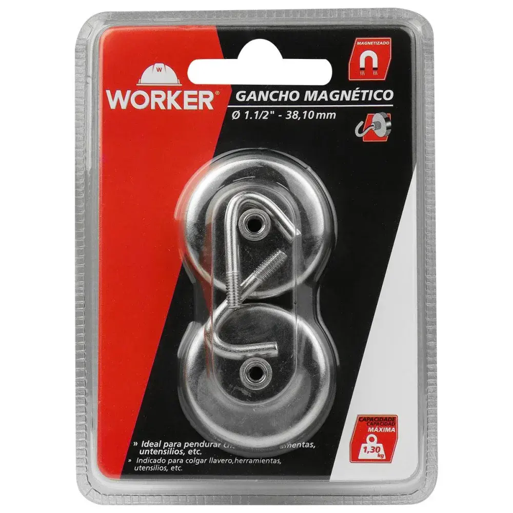 Gancho metálico em aço carbono 1.1/2 Worker — fotografia 10