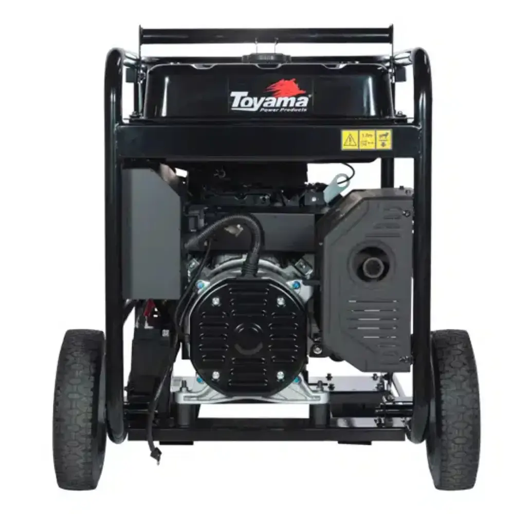 Gerador energia gasolina 17KVA trifásico AVR 380V TG150000CXE3-XP Toyama — fotografia 6