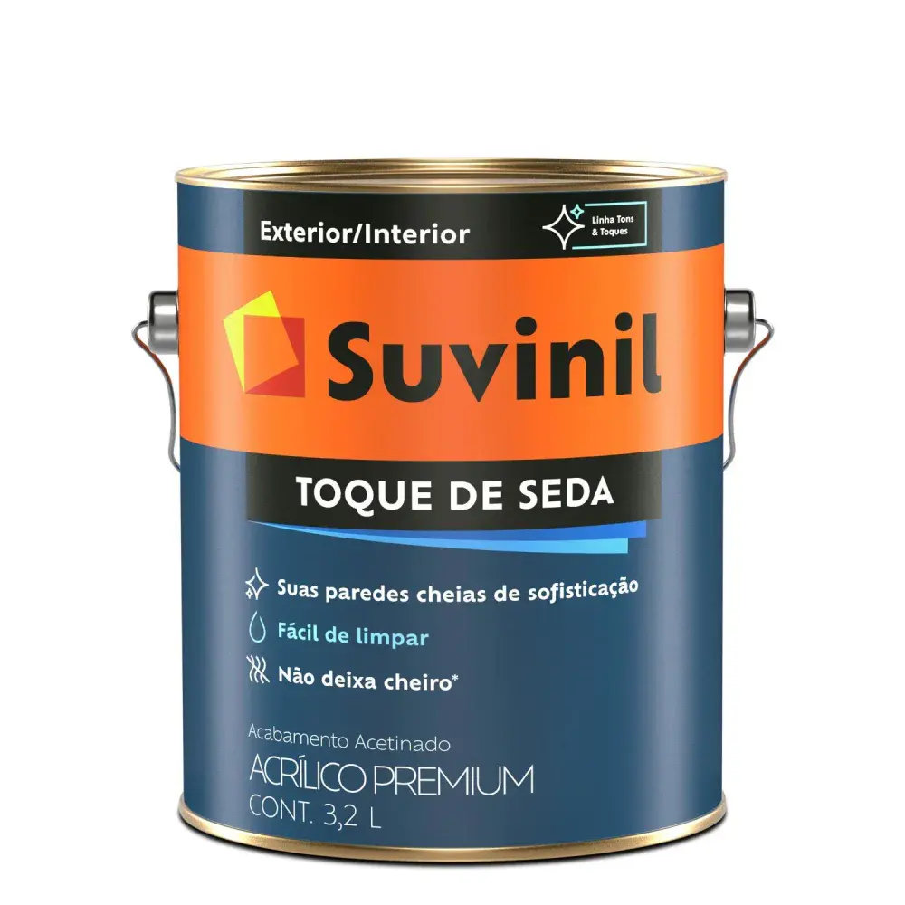 Acrílico toque seda acetinado base B2 3,2L suvinil Suvinil Selfcolor