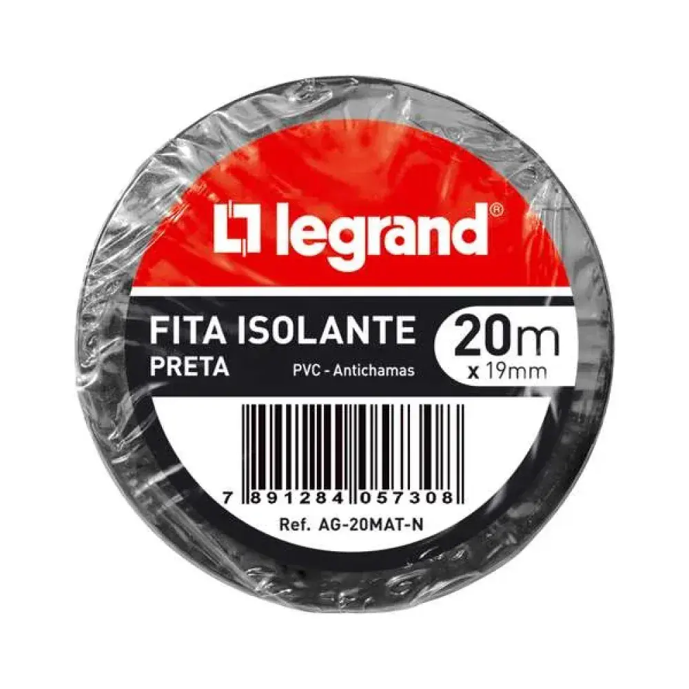 Fita isolante ag 19MM x 20M 1 unidade Legrand — fotografia 4