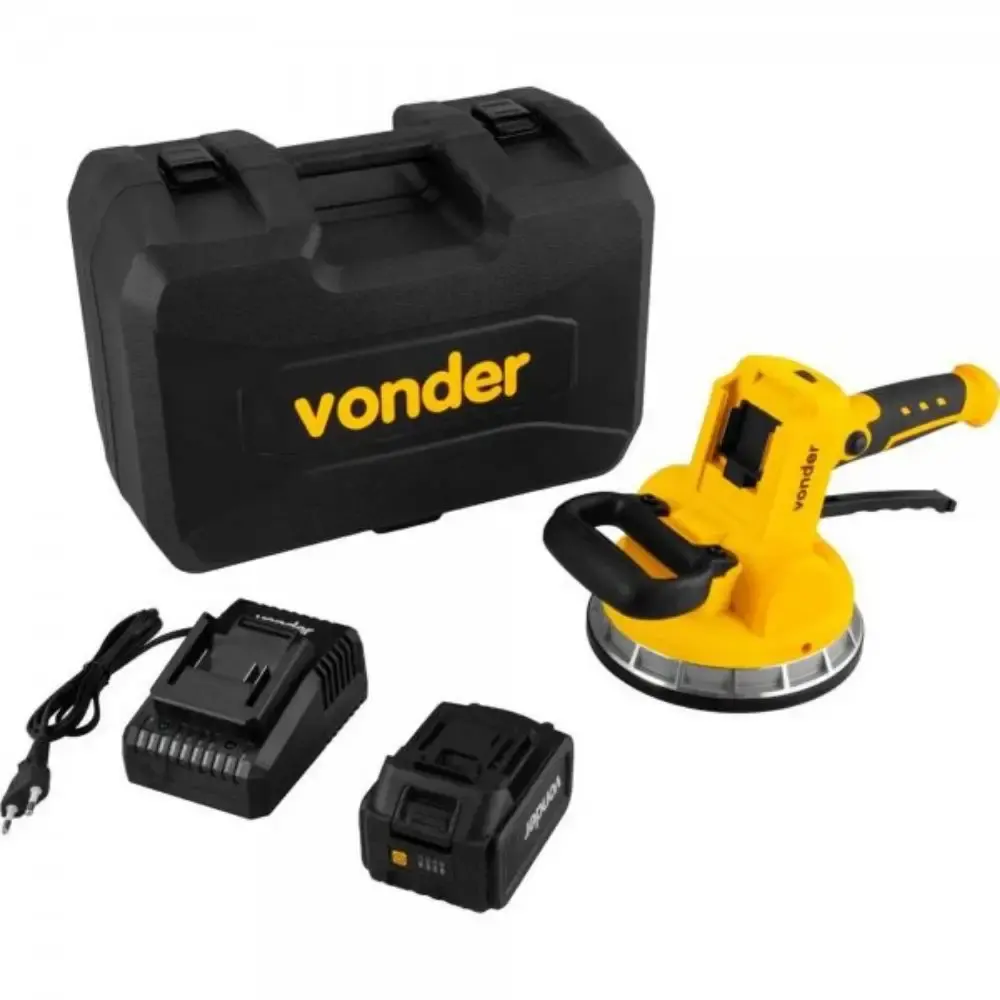 Máquina para assentar piso a bateria com ventosa 20V MAP-210 Vonder