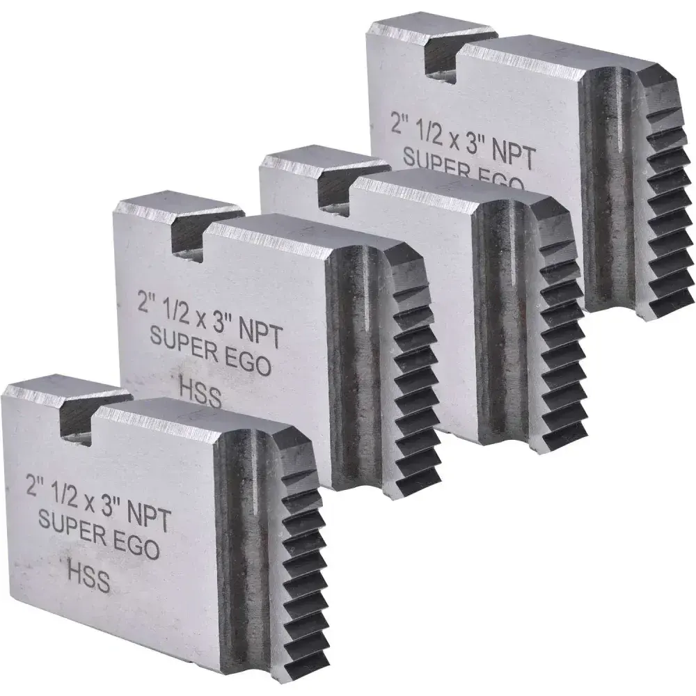 Jogo de cossinetes aço rápido 2 ½” a 3” npt super ego — fotografia 6