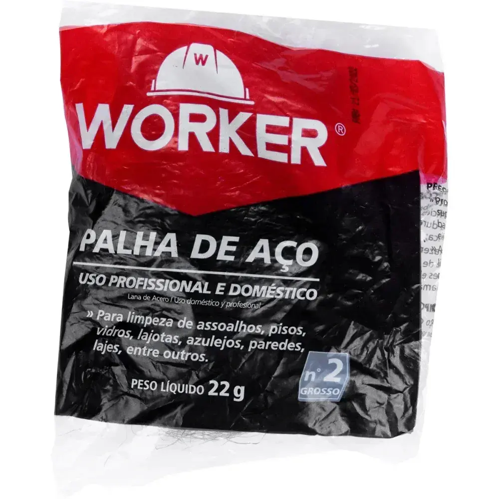 Palha de aço grossa para limpeza Worker — fotografia 8
