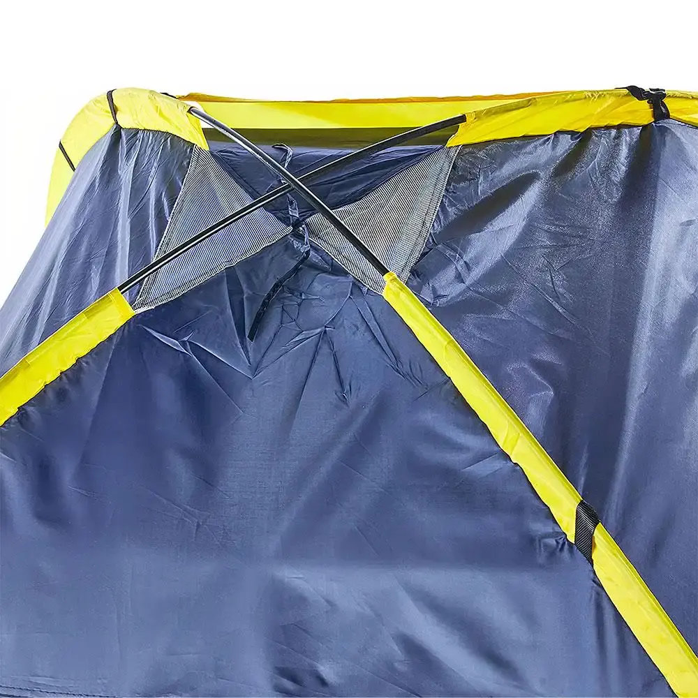 Barraca camping 4 lugar com bomba manual e colchão casal BEL — fotografia 7