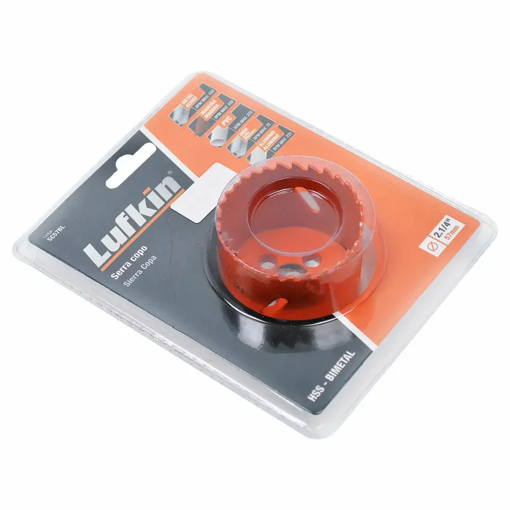 Serra copo 57MM 2.1/4 SC57BL Lufkin — fotografia 8