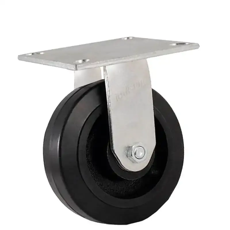 Rodízio fixo 5 pol com placa 175KG FSA 52 BR Schioppa