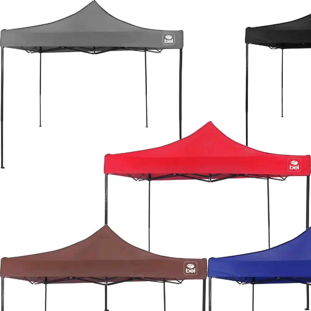Tenda Gazebo Dobrável 3 x 3 Metros Oxford BEL Azul Belfix — fotografia 4