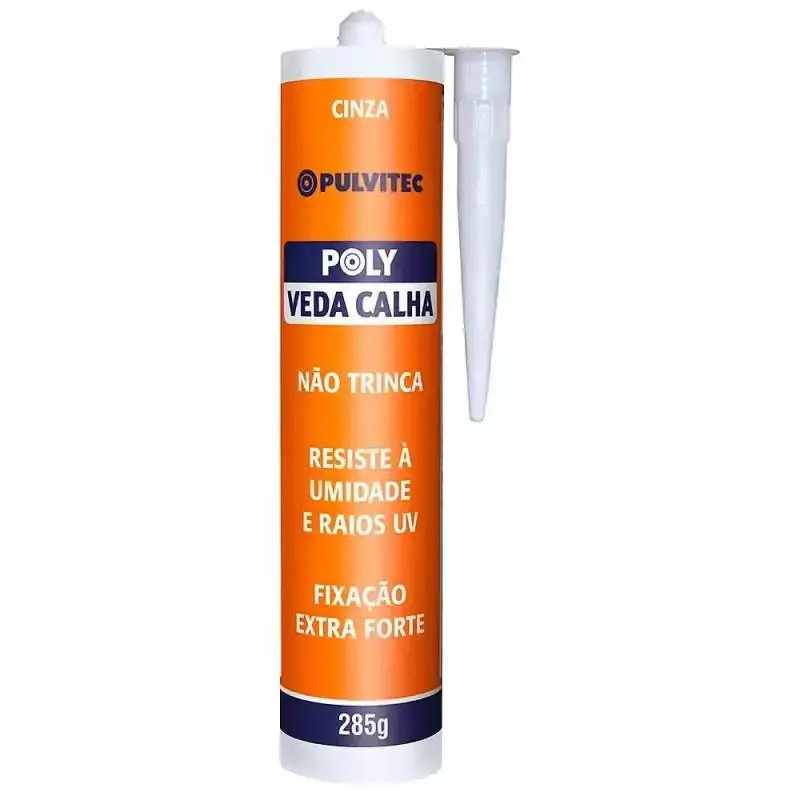 Veda calha cinza 285G ZD002 Pulvitec