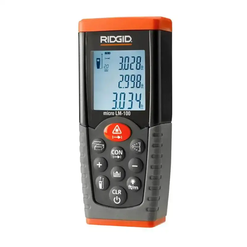 Medidor de distância à laser 50 metros LM-100 Ridgid