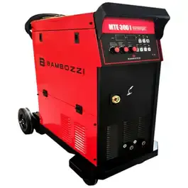 Máquina de solda multiprocessos 300A MTE 300I synergic trifásico Bambozzi — fotografia 2