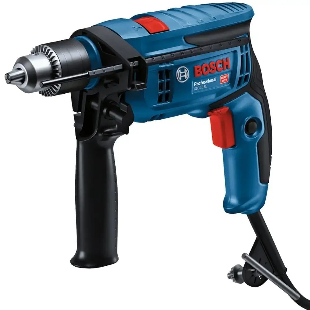 Furadeira de impacto 1/2 POL GSB 13RE com esmerilhadeira angular 850W GWS850 Bosch 220 V — fotografia 2
