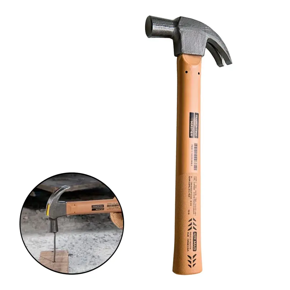 Martelo de unha 25MM cabo em polímero de engenharia 40376025 Tramontina — fotografia 4