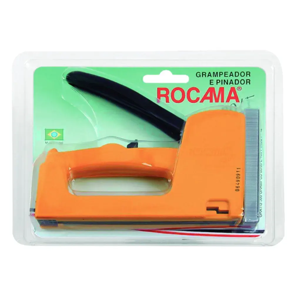 Grampeador e pinador 80/F cores sortidas Rocama