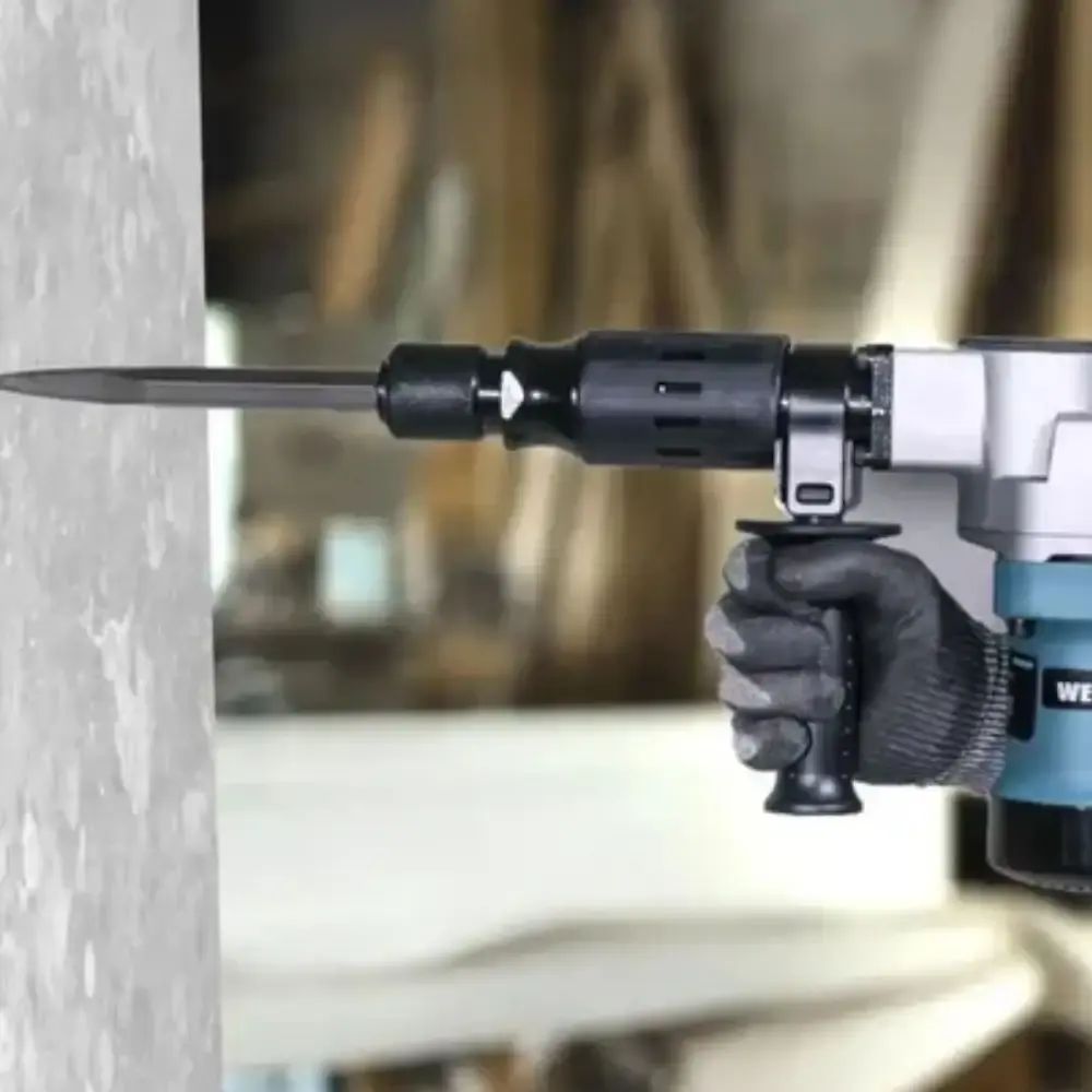 Martelete demolidor rompedor 10J 1100W com maleta 220V Wesco — fotografia 5